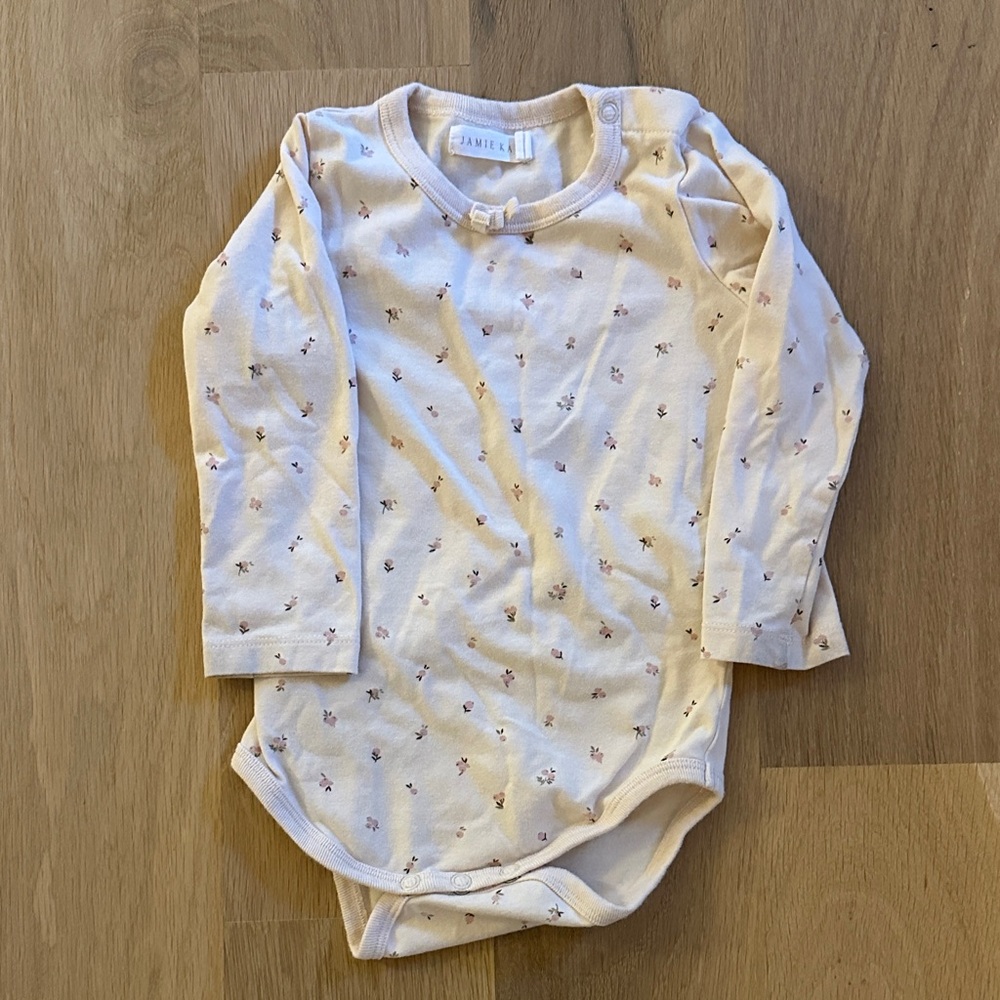 Floral Long Sleeve Onsie
